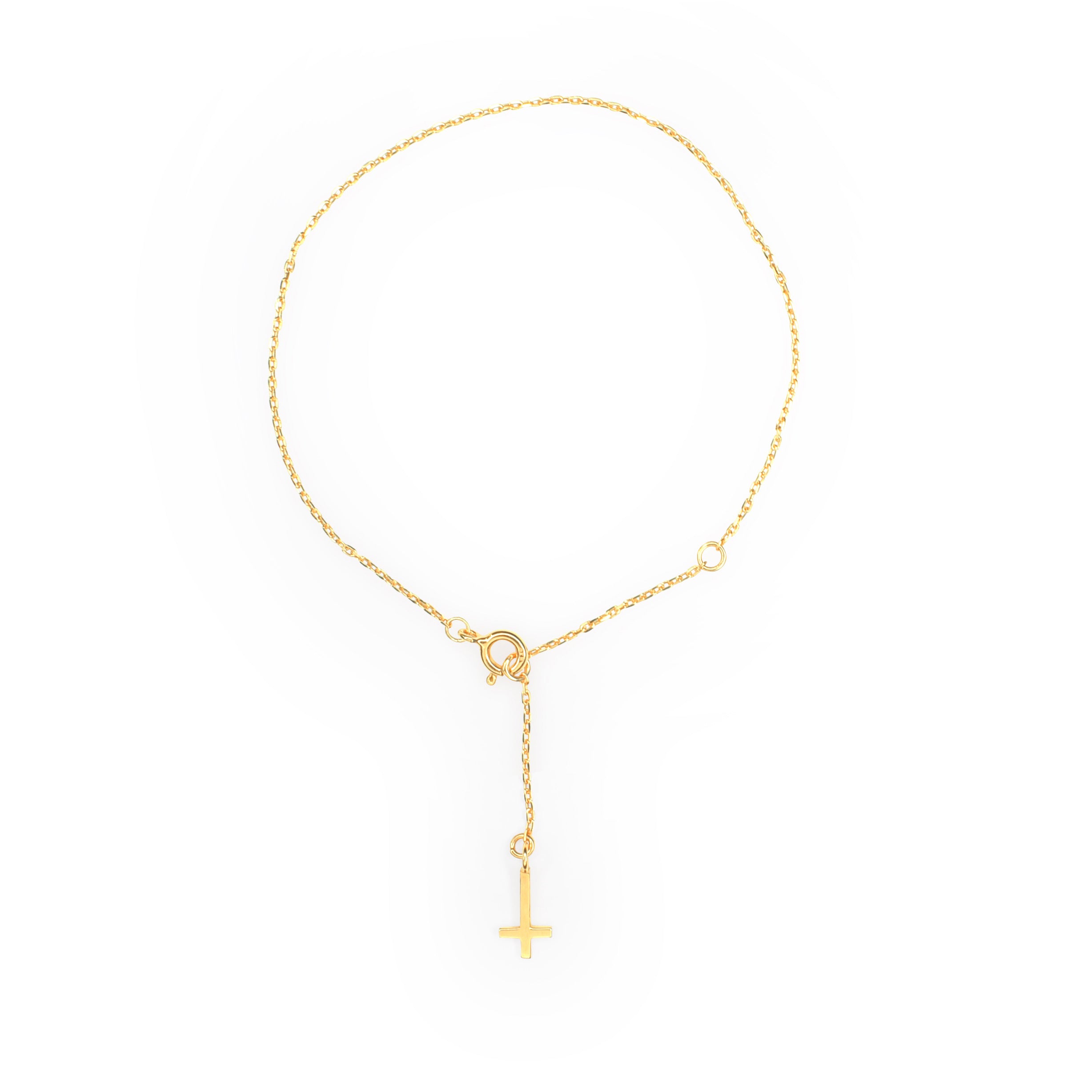 ANTI CROSS CRADLE BRACELET GOLD
